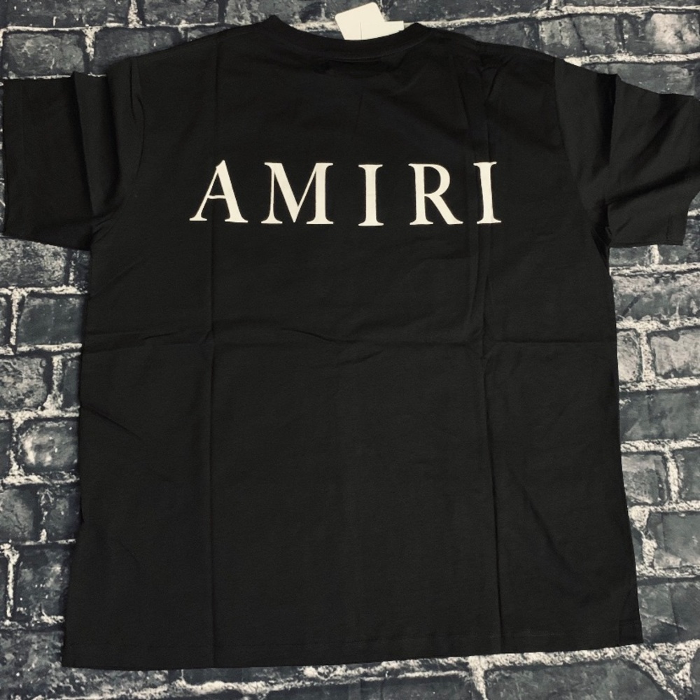 Amiri Logo Print Black T-Shirt